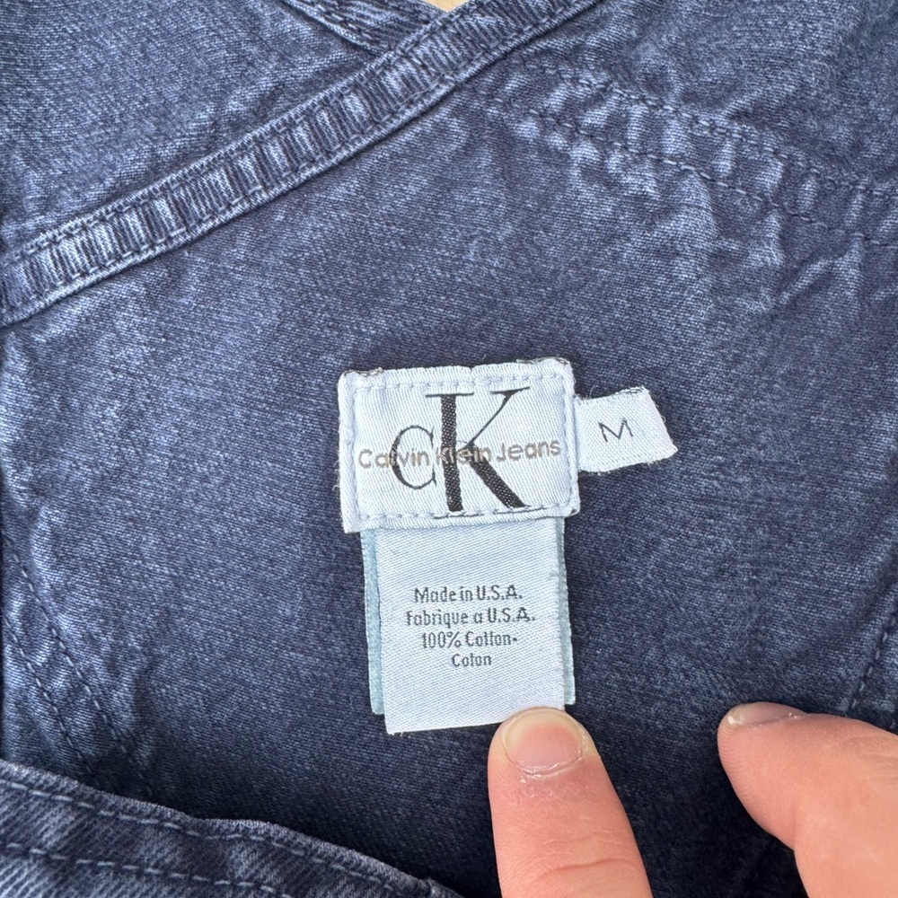 Calvin Klein Jeans Dark Blue Denim overalls - Picture 3 of 7